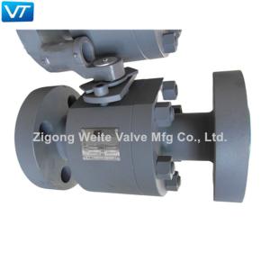 Quality 1-1/2'' Class 1500 Ball Valve High Pressure Forged Steel A105 ENP Ball Valve wholesale