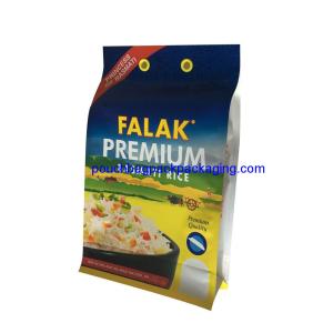 Quality Block bottom gusset bags, stand up flat bottom side pouch, flexible pouch packaging wholesale