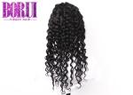 Full Lace Deep Curly Wig Human Hair Brazilian Human With Baby Hair In HD Lace