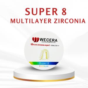 Quality 1200 Mpa Strength Multi-Layer Zirconia Disc for Strong and Long-Lasting Dental Restorations wholesale