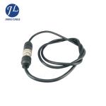Ip67 Rear View Camera Aviation Cable 3 Pin M16 Male To Female Cable In Black