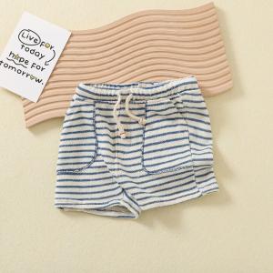 Quality Toddler Baby Boy Shorts Summer Cotton Shorts Casual Elastic Waist Jogger Shorts Pants wholesale