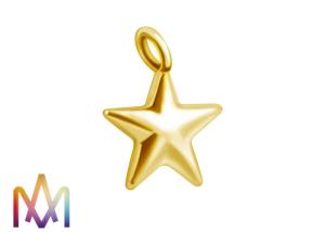 Quality 1g Fadeless Glossy Alloy Pendant DIY Metal Charms wholesale