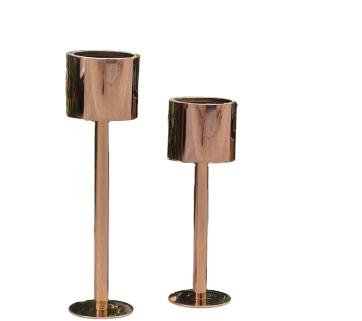 Luxury Decorative Abstract Creative Flower Planter Pot with Stand