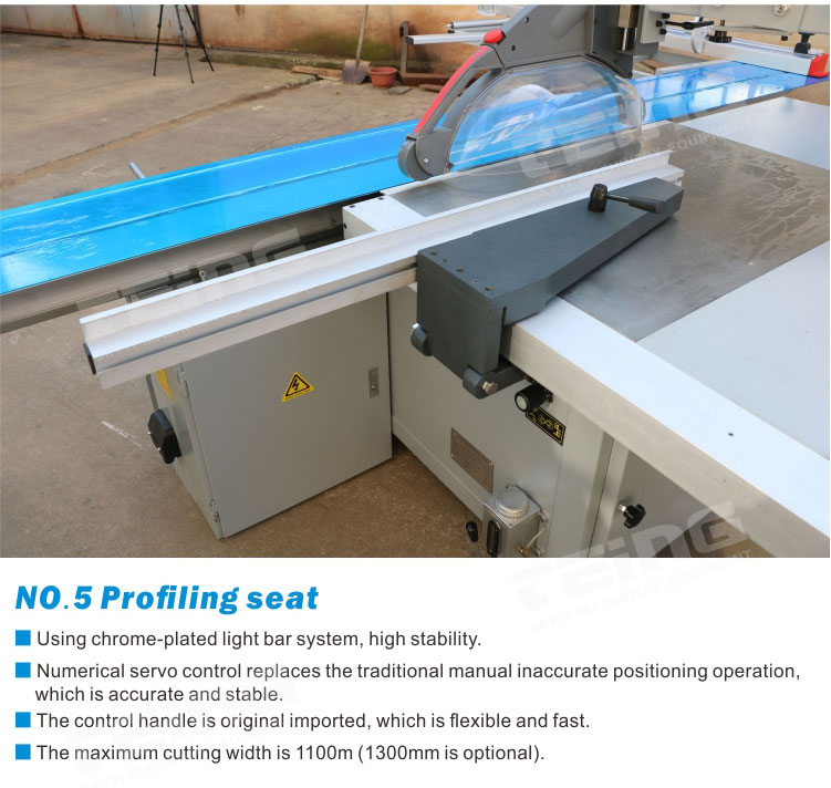 Panel Saw Style VERTICAL CNC Sliding Table Saw for Electric Fence and Wood Cutting