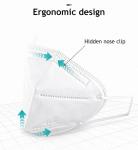 Adult Surgical Dust Mask With Adjustable Nose Clip Non Woven Material 95%