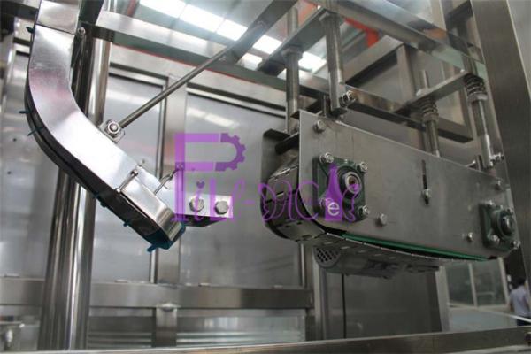 Four Washing Steps Automatic Water Filling Machine With Stainless Steel Chain