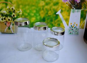 Quality SET OF 4 PCS GLASS CANISTER wholesale