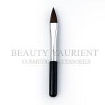 SA8000 Pointed Disposable Lip Brush lip blending brush Silver Ferrule