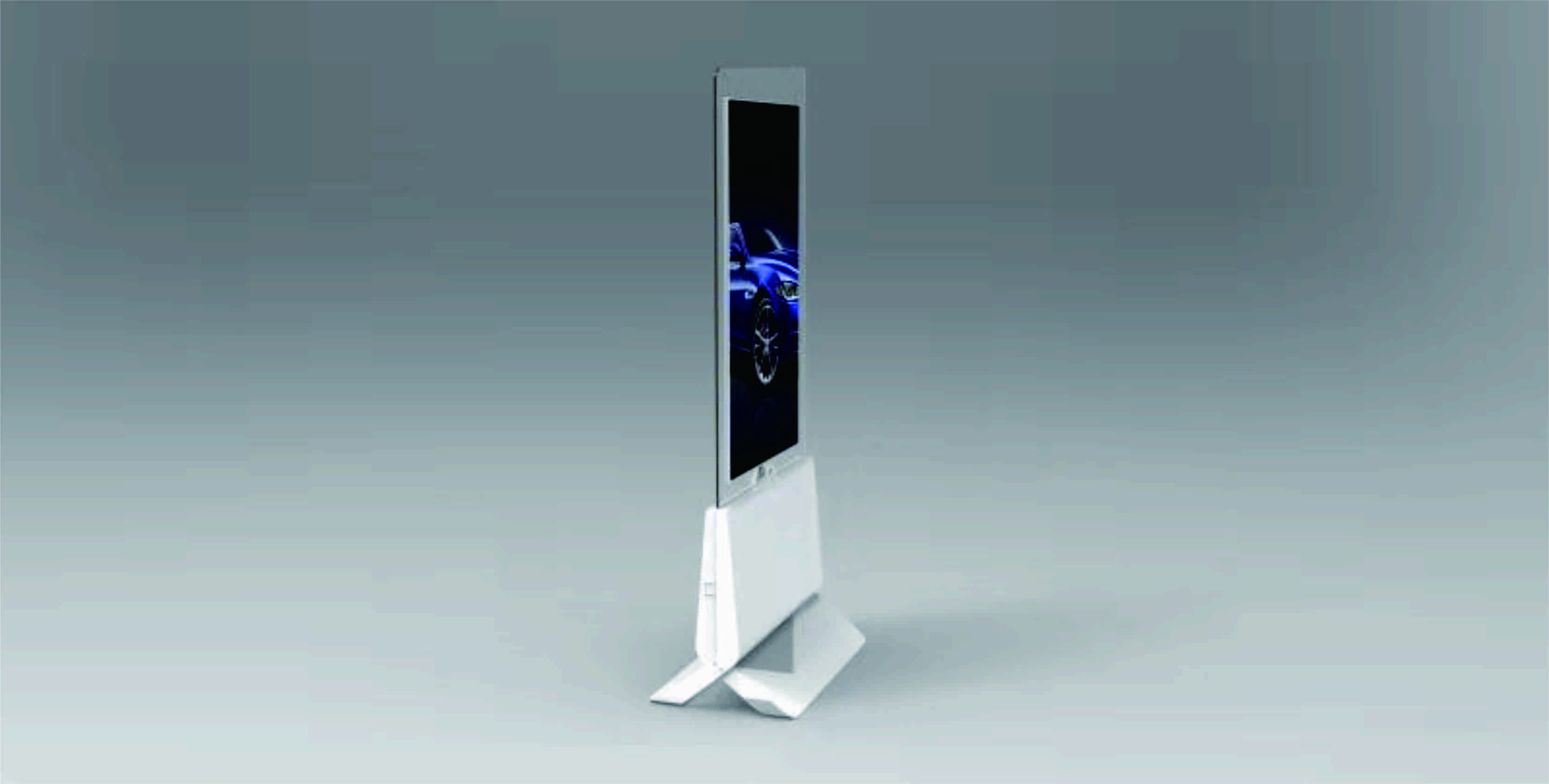 Double Sided Stand Alone Digital Signage 43'' 55'' Super Slim Advertising Player