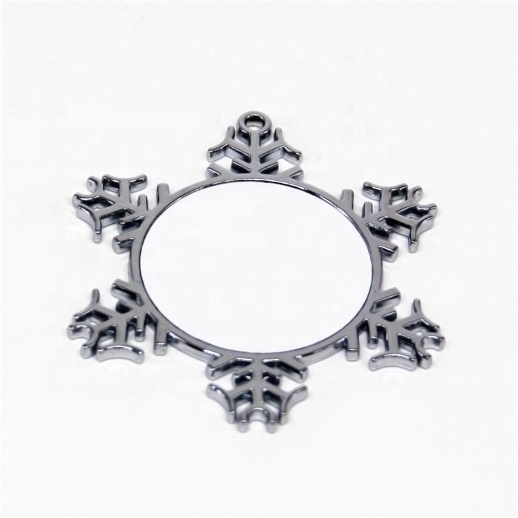 Personalized Sublimation Aluminium Xmas Decoration Metal Sublimation Ornament Blanks