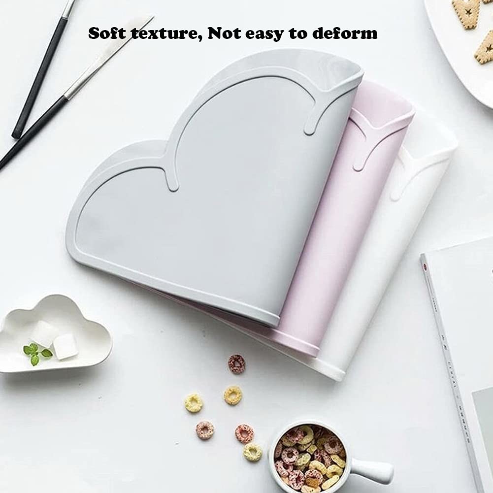 Silicone Pet Feeding Food Mat Dog Cat Placemat Mat With Raised Edge Anti-Slip Waterproof Pet Bowl Mats Pet Food Tray