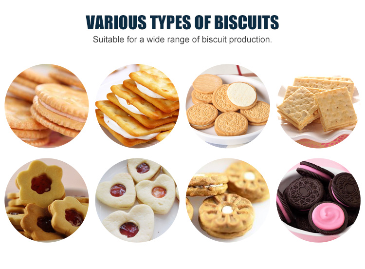 Industrial Filling Chocolate / Biscuit Sandwiching Machine Automatic