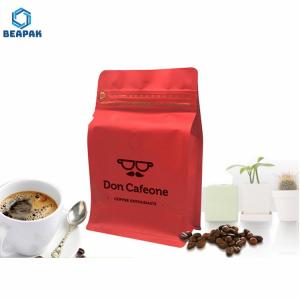 Quality Laminated Eight Side Seal Valve Zipper Drip Coffee Filter Bag wholesale