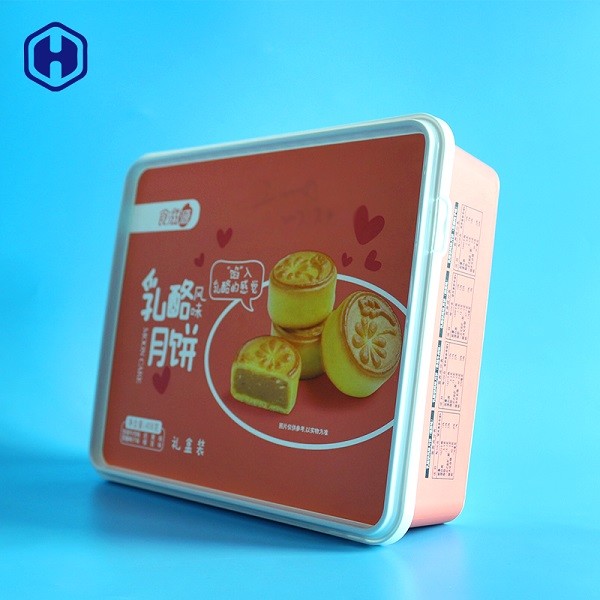 Wedding Gift Plastic Square Box Container Food Safe Aesthetic Feeling