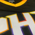 Orange Black NBA Team Jerseys 35 Fabric Basketball Jersey