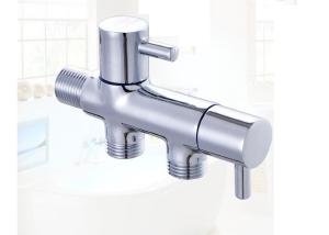 Quality Double Outlet Connector Brass Angle Valve For Shattaf Toilet Washing Machine wholesale