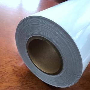 Quality Outdoor different thickness of PVC white solvent adhesive vinyl sticker roll wholesale