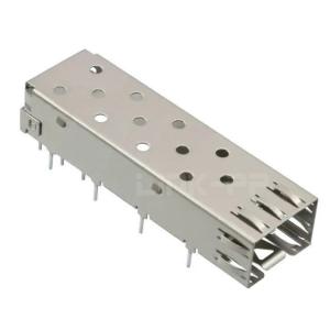 Quality 2227303-1 SFP Cage Connector Solder Through Hole Right Angle 4 Gb/s Without Light Pipe wholesale