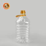 Food Grade Clear Plastic Condiment Bottles Seasonings Cylinder Packaging 1000ml