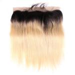 Soft 13x4 Free Part Frontal Closure , Ombre Lace Closure Ear To Ear