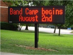 Quality ROHS 1R1G 320x160mm Outdoor Monochrome LED Signs wholesale
