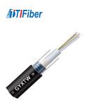 Outdoor Durable G652D Fiber Optic Drop Cable GYXTW Central Tube