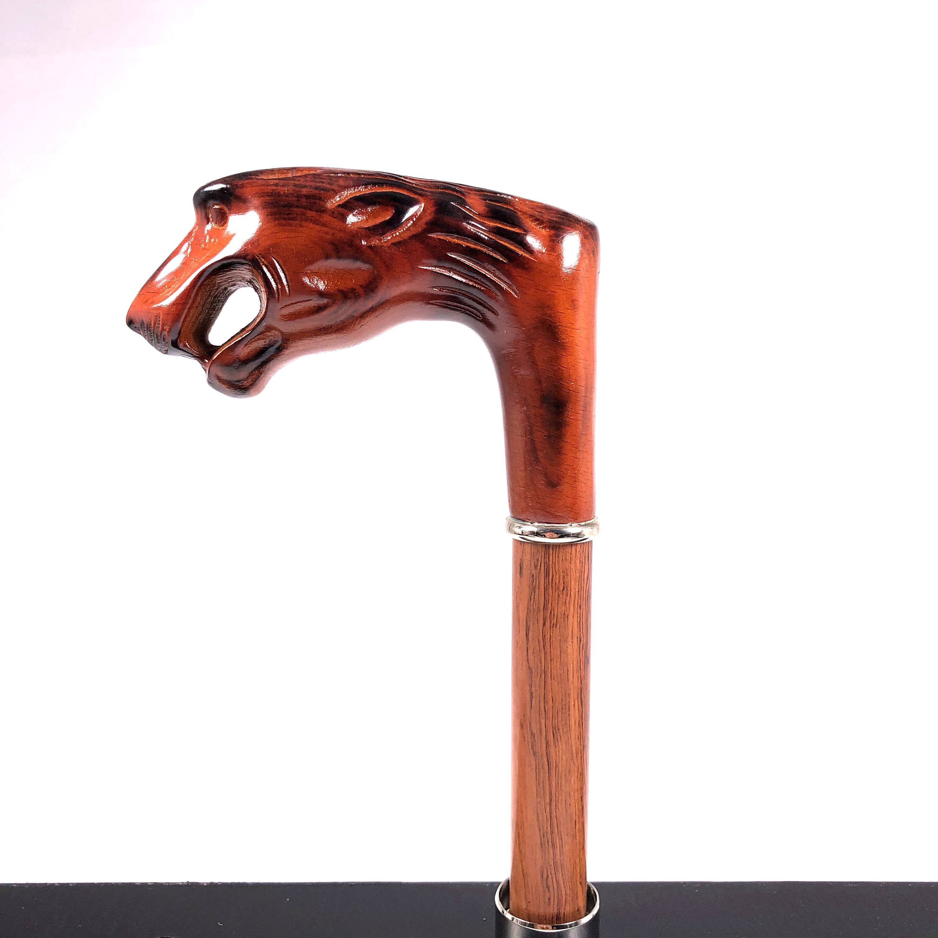 Parrot umbrella Hand carved umbrella Parrot Wooden handle Parrot Umbrella for woman Carved Parrot umbrella