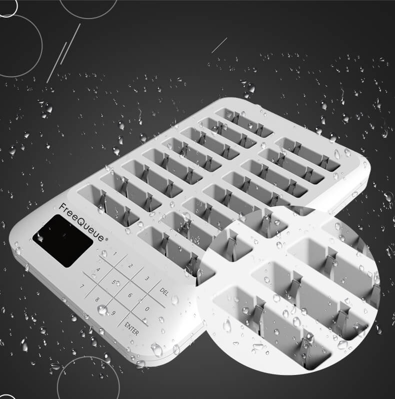 New design 800m long distance wireless calling system with 16 pagers for restaurant