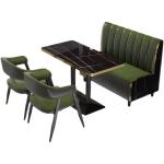 Modern Hotel Restaurant Furniture Set Booth Round Circle Restaurant Tables