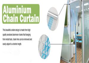 Quality Modern Office Chain Link Curtain Wall , Multifunctional Aluminium Chain Fly Curtain wholesale