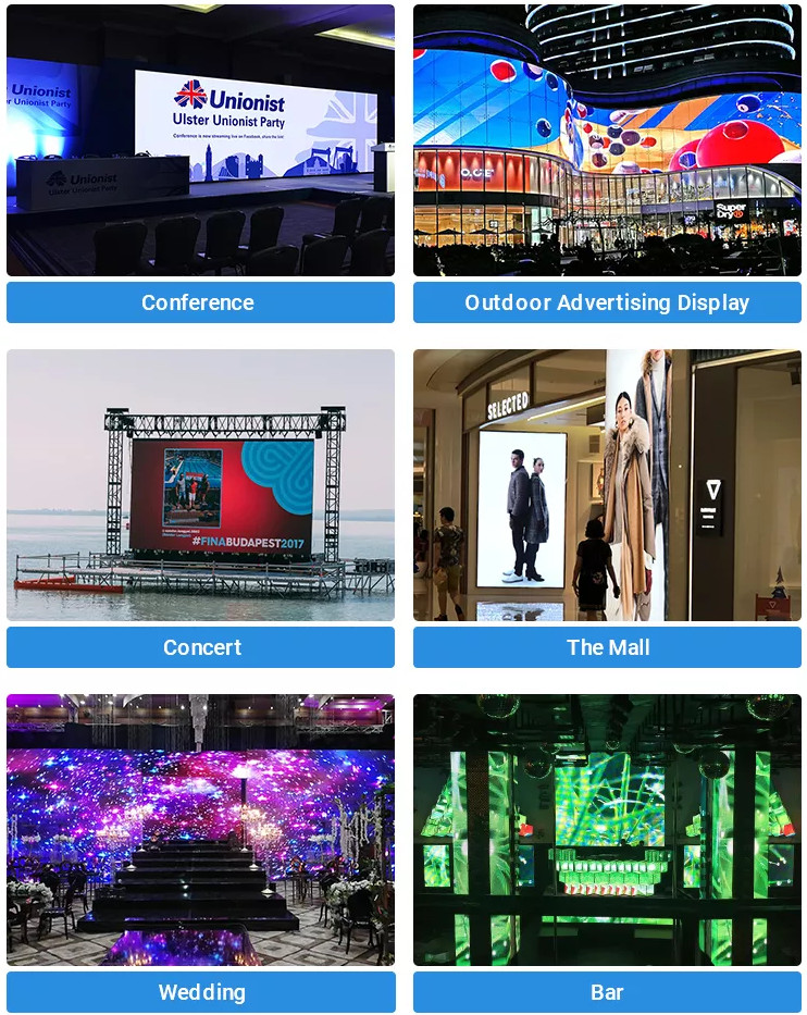 P2.9 SMD1921 Flexible Curved Large Led Screen Rental Led Stage Backdrop Screen Wall