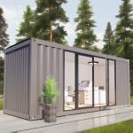50/75/100mm Wave Sandwich Panel Wall Modern 20ft 40ft Steel Container Houses