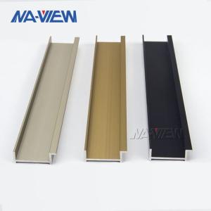 Quality Porcelain White Black Aluminium Tile Edging Strip 12mm Height wholesale