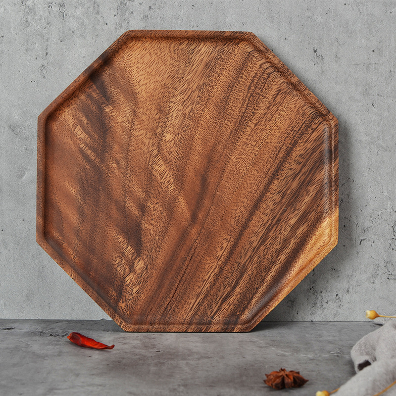 Solid Wood Carving Trays and Elegant Fruit Baskets for Long-Lasting Kitchen Utensils