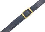 Custom Logo Men 3.3mm Cow Leather Dress Belt With Pin Buckle