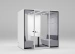 Acoustic Soundproof Office Booth Solid Panel Sound Insulation Booth Customized