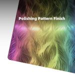 SS 201 304 316 Grade Sheet 3D Laser Texture Color Stainless Steel Sheet Polished