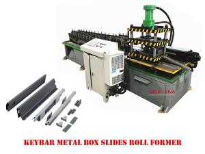 Quality Keybar Metal Box Slides Machine For Office Furniture / Cabinets wholesale