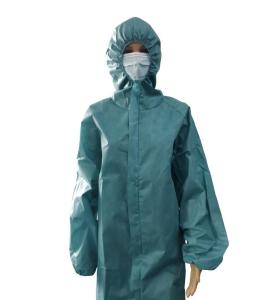 Quality 50gsm SMS PP Nonwoven Disposable Coverall Isolation Gown wholesale