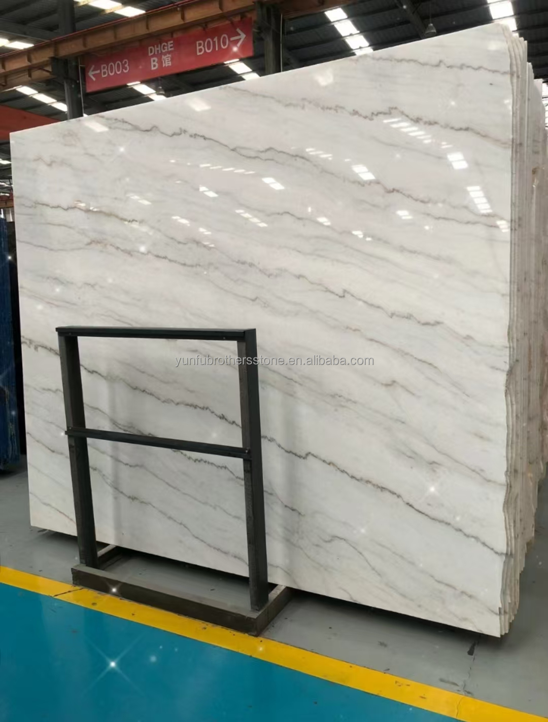 Honed Guangxi White Marble Quarry Modern Natural Block for Hotel Indoor Decorations