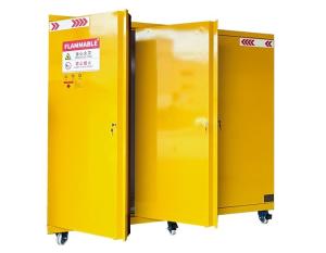 Quality Acid Dangerous Store In Lab Chemical Storage Cabinet Yellow 766 Litre For Liquid wholesale