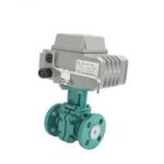 Flange Connection Electric DN15 Ball Valve Fluorine Ball Valve With Electric