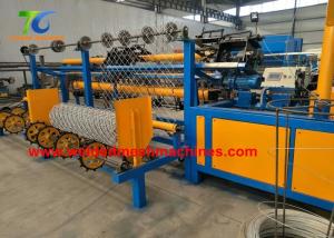Quality 5.5kw 3000mm Cyclone Chain Link Fence Machine 4mm Single Wire wholesale