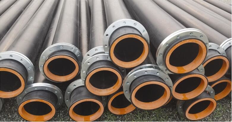 qualified high corrosion resistance hdpe flared pipes for sand transporation