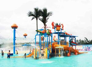 Quality Water Park Project / Kids' Water Playground Durable Big Customized Water Slide wholesale