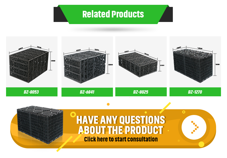 Underground Stormwater Infiltration Harvest Modular Rainwater Collect Tank Modern Design