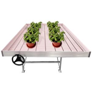 Quality OEM ODM Anti Corrosion Greenhouse Rolling Benches 2x4 Flood And Drain Table wholesale