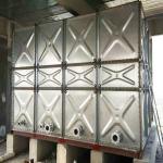 Large Capacity HDG Cubic Water Tank Huge Volume Customized Shape / Size