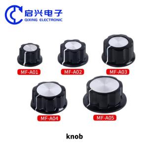 Quality MF-A01 MF-A02 MF-A03 Potentiometer Knob 6mm Bakelite Knob Black wholesale